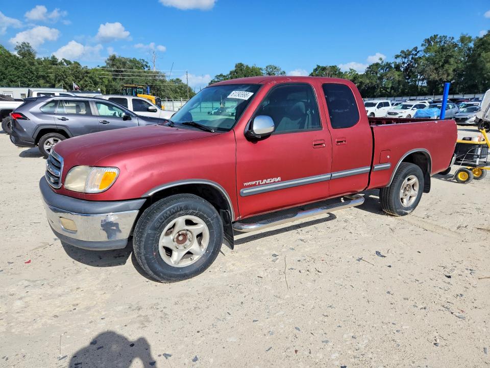 2000 Toyota Tundra VIN 5TBRT3418YS014300 COPART salvage auction — MECHANICAL, FL - CERTIFICATE OF TITLE, sold $925 on 2026-07-21 (photo 1)
