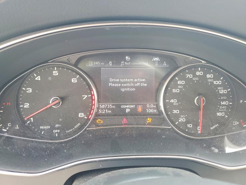 2019 Audi VIN WAUD8AF23KN128776 COPART salvage auction — WATER/FLOOD, MO - SALVAGE CERTIFICATE OF TITLE, sold $6,700 on 2026-07-28 (photo 9)