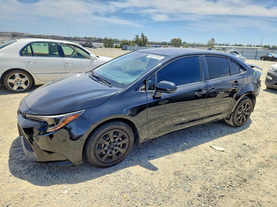 2020 Toyota VIN JTDEPRAE5LJ038435 COPART salvage auction — REAR END, Ca - Salvage Certificate, sold $4,350 on 2026-07-09 (photo 1)