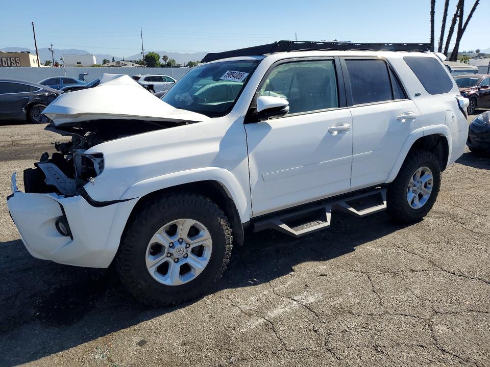 2020 Toyota 4runner VIN JTEBU5JR4L5781633 COPART salvage auction — FRONT END, Ca - Salvage Certificate, sold $6,800 on 2026-07-17 (photo 1)