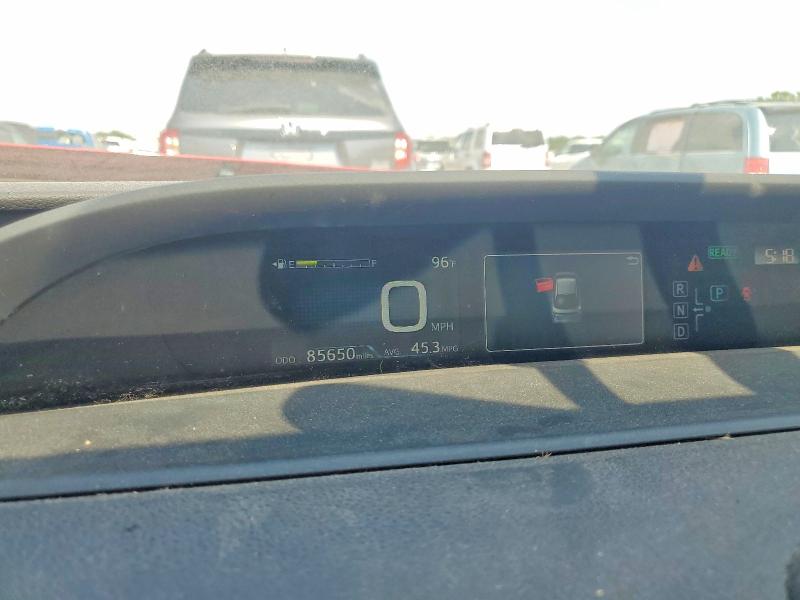 2016 Toyota Prius VIN JTDKARFU8G3513039 COPART salvage auction — FRONT END, Mo - Salvage Certificate Of Title, sold $100 on 2026-07-28 (photo 9)