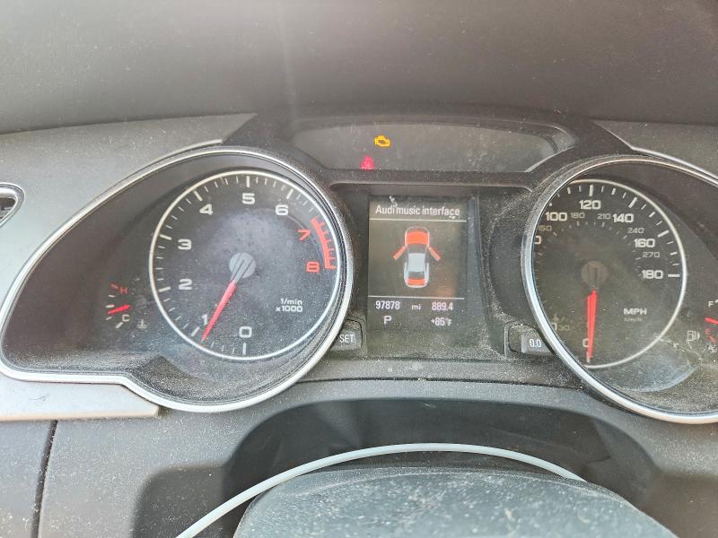 2012 Audi A5 VIN WAULFAFRXCA033607 COPART salvage auction — FRONT END, Ny - Mv-907A Salvage Certificate, sold $400 on 2026-07-13 (photo 9)