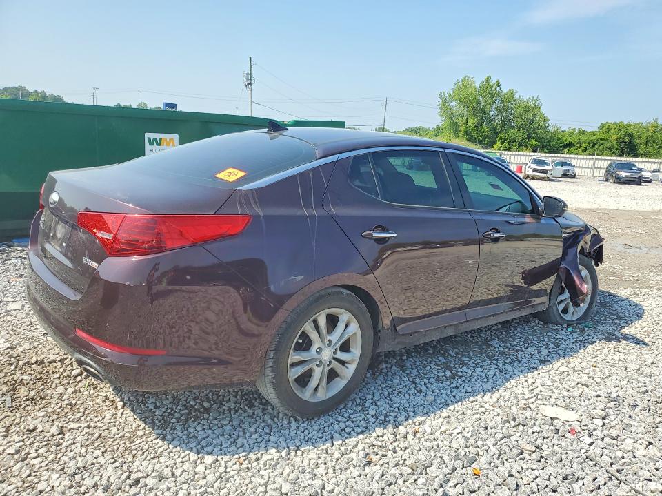 2013 Kia Optima VIN 5XXGN4A70DG247817 COPART salvage auction — FRONT END, Fl - Cert Of Title-Rebuildable Slvg, sold $425 on 2026-07-09 (photo 3)