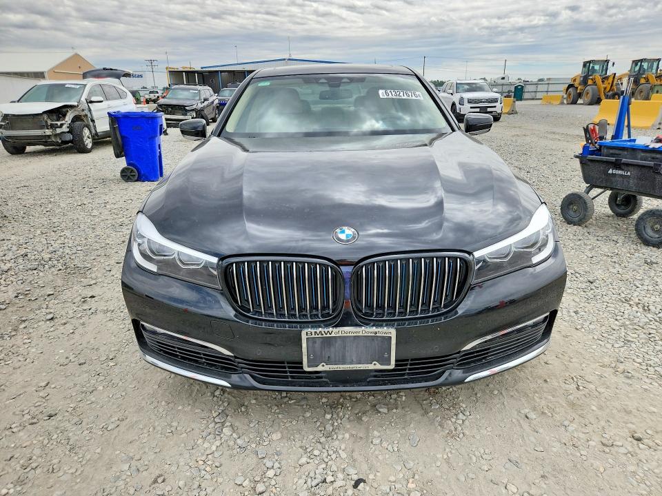 2018 BMW 7er VIN WBA7J2C52JG938408 COPART salvage auction — HAIL, Co - Certificate Of Title, sold $12,000 on 2026-08-13 (photo 5)