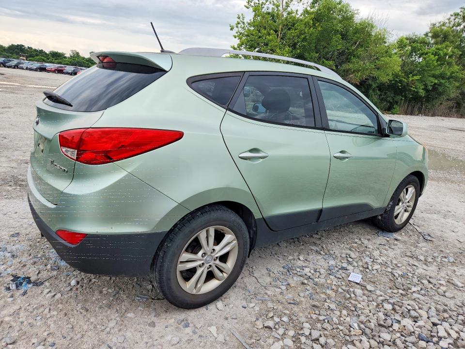 2010 Hyundai Tucson VIN KM8JU3AC9AU111896 COPART salvage auction — MECHANICAL, IL - CERTIFICATE OF TITLE, sold $1,000 on 2026-07-27 (photo 3)