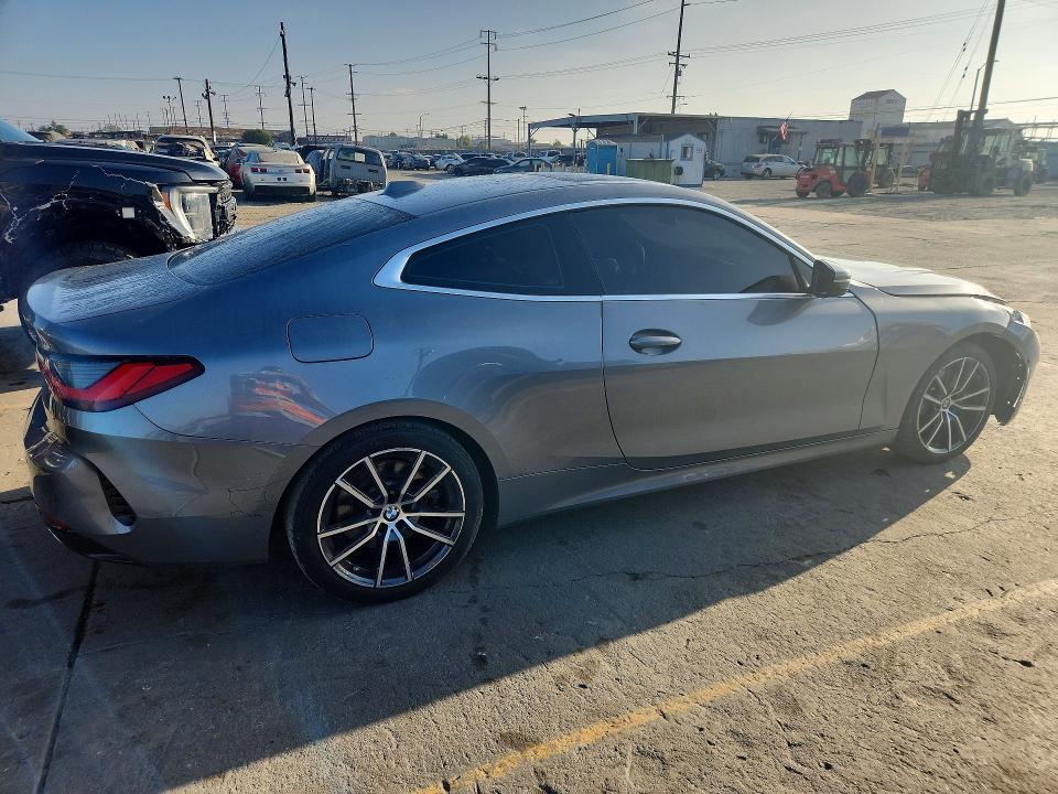 2025 BMW 4er VIN WBA43DA07SCS49327 COPART salvage auction — FRONT END, Ca - Dis/Dlr/Exp Only Clean Title, sold $15,100 on 2026-07-13 (photo 3)