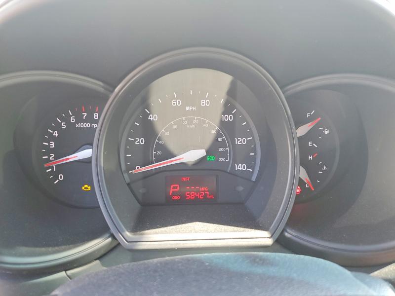 2014 Kia Rio VIN KNADM5A3XE6413654 COPART salvage auction — MINOR DENT/SCRATCHES, Ny - Certificate Of Title, sold $400 on 2026-07-29 (photo 9)
