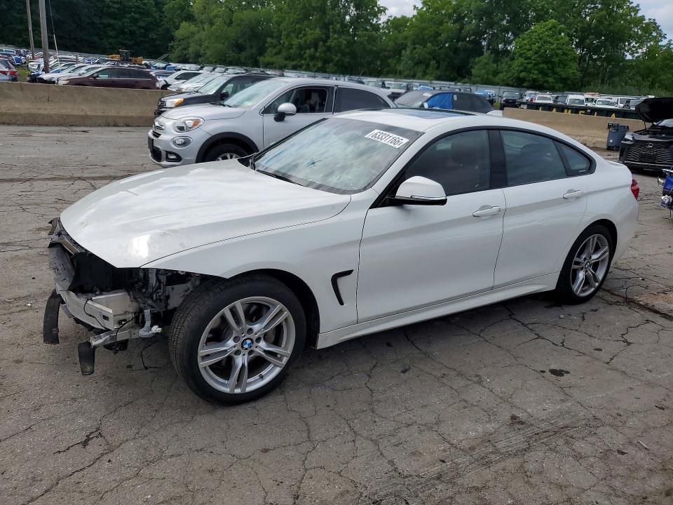 2018 BMW 4er VIN WBA4J3C57JBG96434 COPART salvage auction — FRONT END, Ny - Mv-907A Salvage Certificate, sold $7,300 on 2026-08-20 (photo 1)