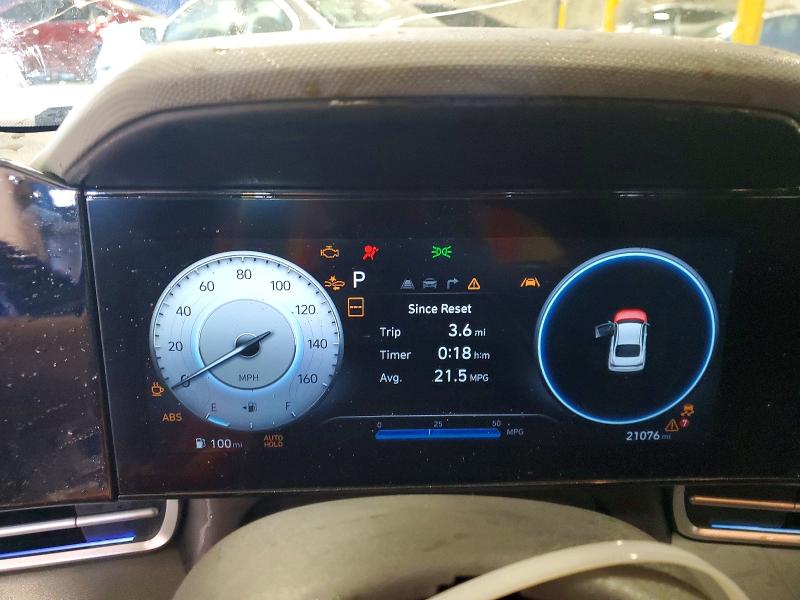 2025 Hyundai Elantra VIN KMHLS4DG9SU033995 COPART salvage auction — FRONT END, Pa - Certificate Of Salvage, sold $3,600 on 2026-07-29 (photo 9)