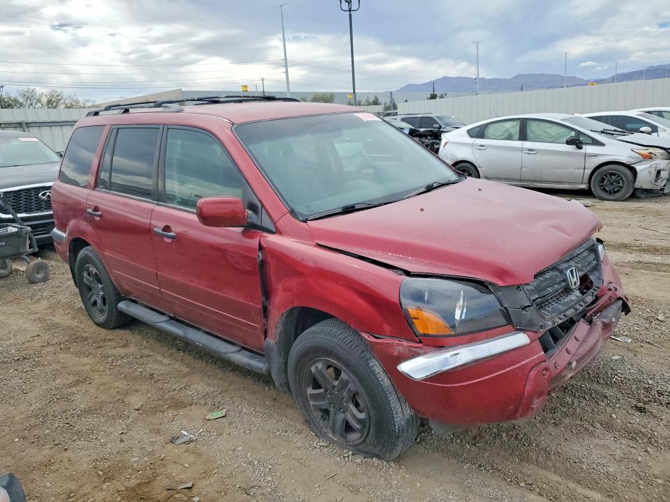 2003 Honda Pilot VIN 2HKYF18403H503968 COPART salvage auction — FRONT END, NV - SALVAGE TITLE, sold $450 on 2026-07-09 (photo 4)