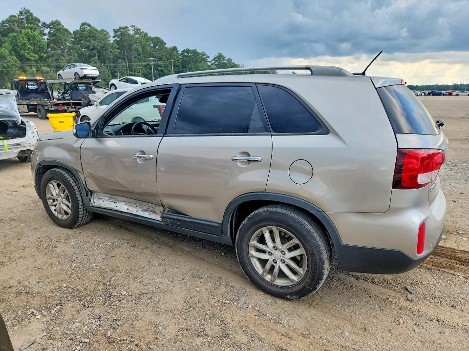 2015 Kia Sorento VIN 5XYKT4A62FG580817 COPART salvage auction — SIDE, La - Cert Of Title-Salvage, sold $225 on 2026-07-21 (photo 2)