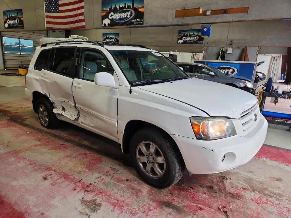 2007 Toyota Highlander VIN JTEHP21A870194851 COPART salvage auction — SIDE, Pa - Certificate Of Salvage, sold $750 on 2026-07-20 (photo 4)