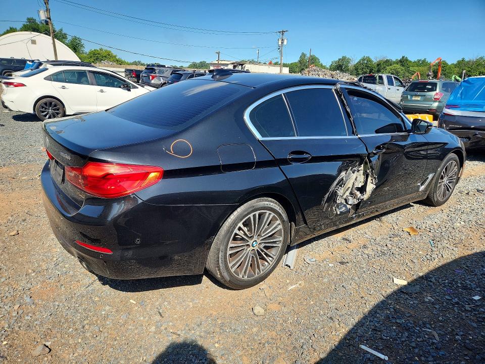 2019 BMW 5er VIN WBAJA7C56KWW07017 COPART salvage auction — SIDE, Nj - Cert Of Title-Salvage, sold $4,950 on 2026-07-28 (photo 3)