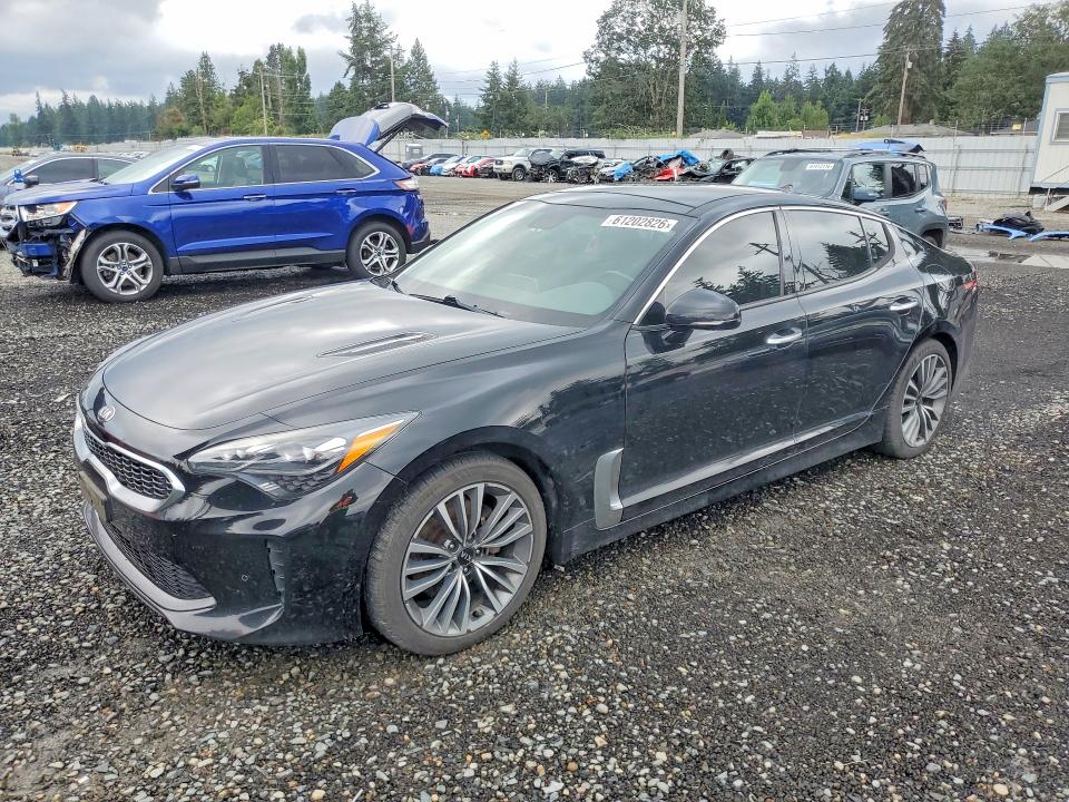 2018 Kia Stinger VIN KNAE25LA6J6035283 COPART salvage auction — NORMAL WEAR, Wa - Vehicle Cert Of Ownership-Titl, sold $1,650 on 2026-07-31 (photo 1)
