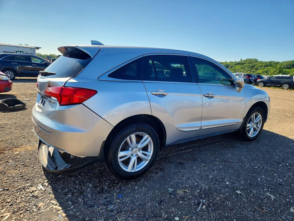 2014 Acura Rdx VIN 5J8TB4H38EL004463 COPART salvage auction — REAR END, Il - Salvage Certificate, sold $2,900 on 2026-08-26 (photo 3)