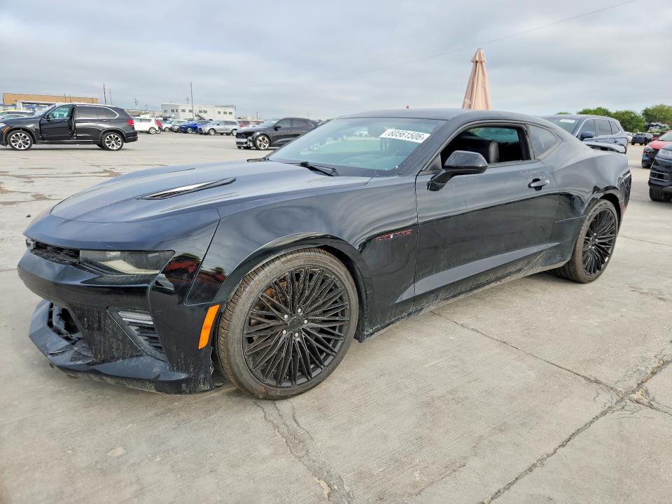 2018 Chevrolet Camaro VIN 1G1FH1R71J0146409 COPART salvage auction — FRONT END, TX - CERTIFICATE OF TITLE (P), sold $13,300 on 2026-07-28 (photo 1)