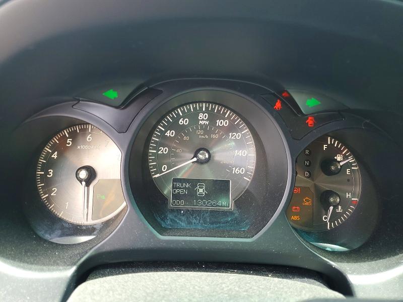 2008 Lexus Gs VIN JTHBE96S380036430 COPART salvage auction — FRONT END, Nv - Salvage Title, sold $300 on 2026-07-28 (photo 9)