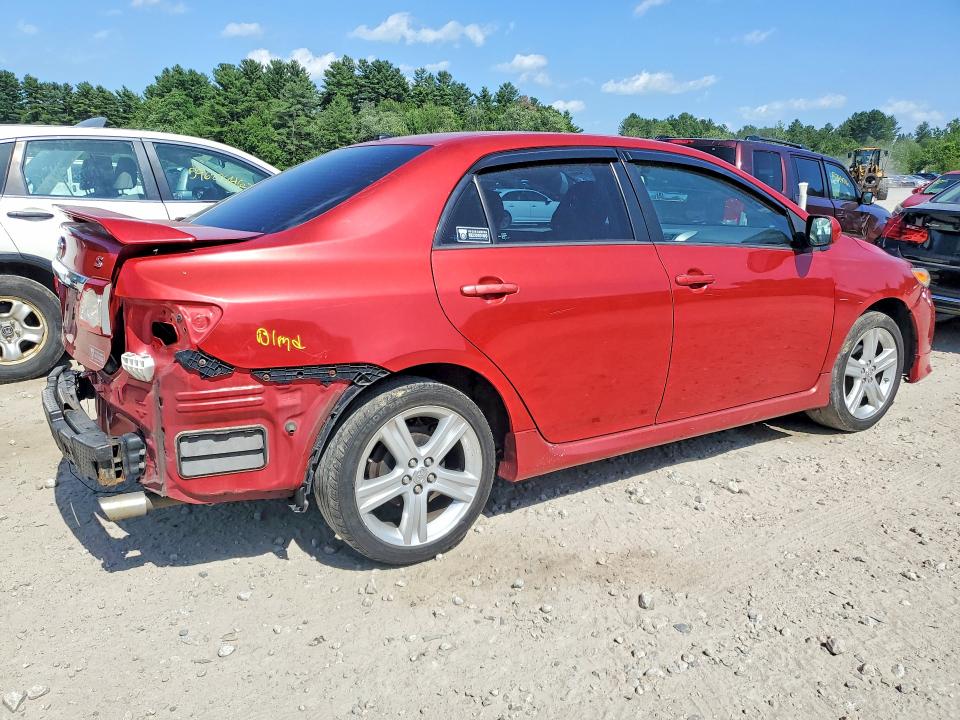 2013 Toyota Corolla VIN 5YFBU4EE5DP202112 COPART salvage auction — REAR END, Ma - Cert Of Title-Reconstrctd Coll, sold $1,950 on 2026-07-27 (photo 3)
