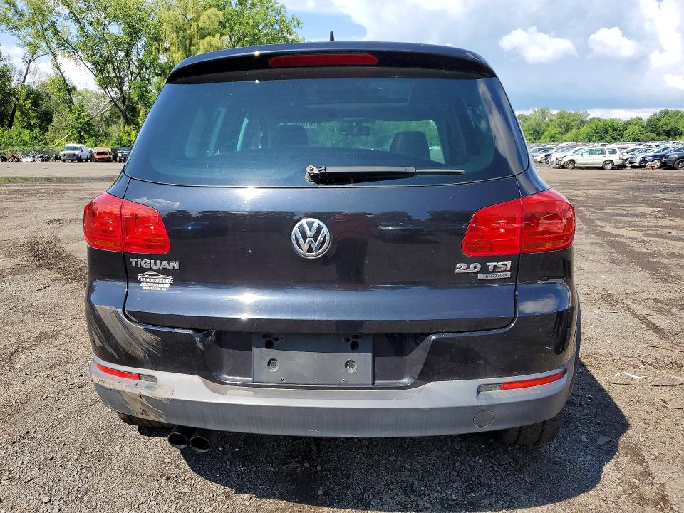 2013 Volkswagen Tiguan VIN WVGBV3AX7DW614386 COPART salvage auction — MECHANICAL, Ct - Certificate Of Title, sold $475 on 2026-08-07 (photo 6)