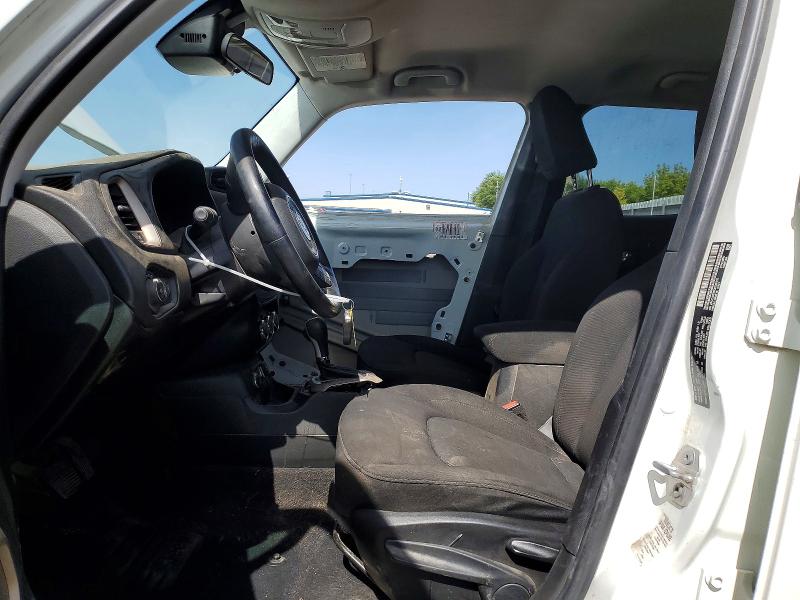 2016 Jeep Renegade VIN ZACCJBBT6GPD60715 COPART salvage auction — FRONT END, Ca - Salvage Certificate, sold $1,650 on 2026-07-09 (photo 7)
