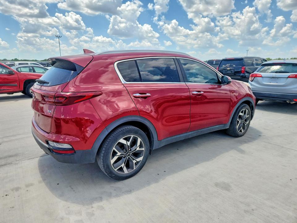 2020 Kia Sportage VIN KNDPN3AC7L7641376 COPART salvage auction — FRONT END, Tx - Certificate Of Title (P), sold $800 on 2026-07-23 (photo 3)