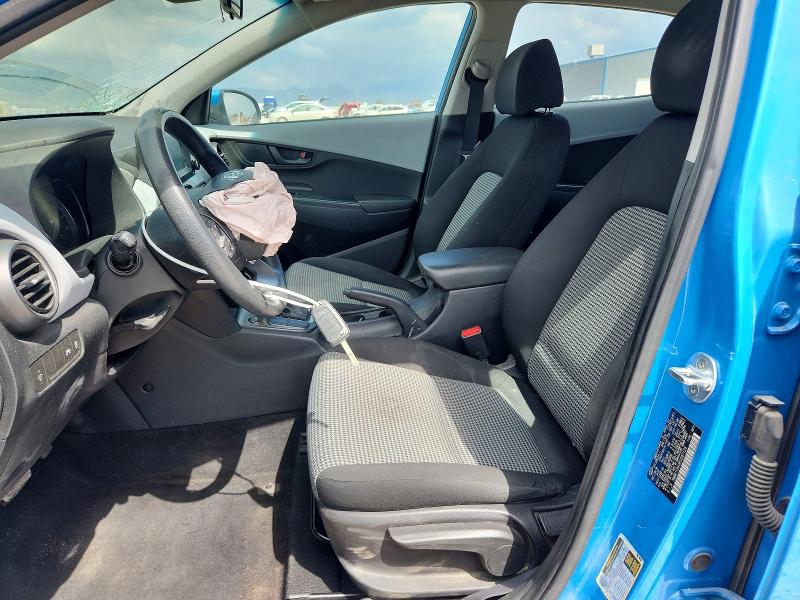 2019 Hyundai Kona VIN KM8K1CAAXKU287126 COPART salvage auction — FRONT END, Ut - Certificate Of Title, sold $2,050 on 2026-07-24 (photo 7)