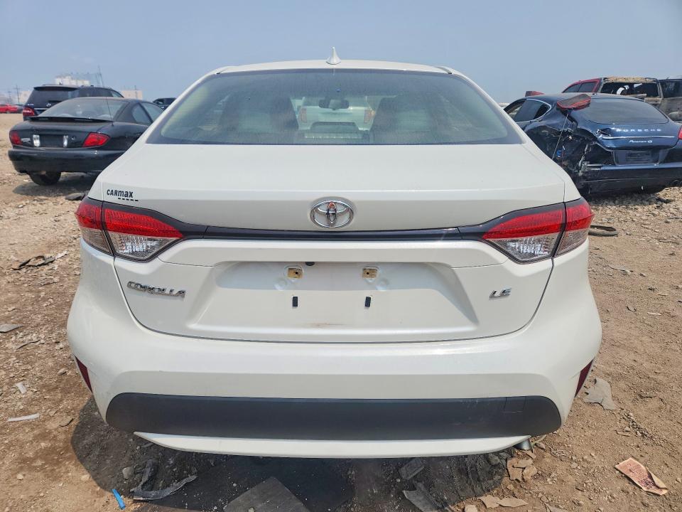 2021 Toyota Corolla VIN JTDEPMAE4MJ154603 COPART salvage auction — VANDALISM, Il - Salvage Certificate, sold $5,400 on 2026-07-22 (photo 6)