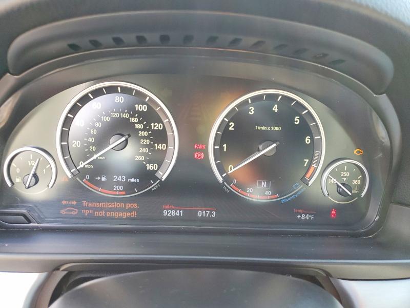 2012 BMW 5er VIN WBAFU9C54CDY70046 COPART salvage auction — MECHANICAL, Co - Rebuilt Salvage - Dealer Only, sold $750 on 2026-09-15 (photo 9)
