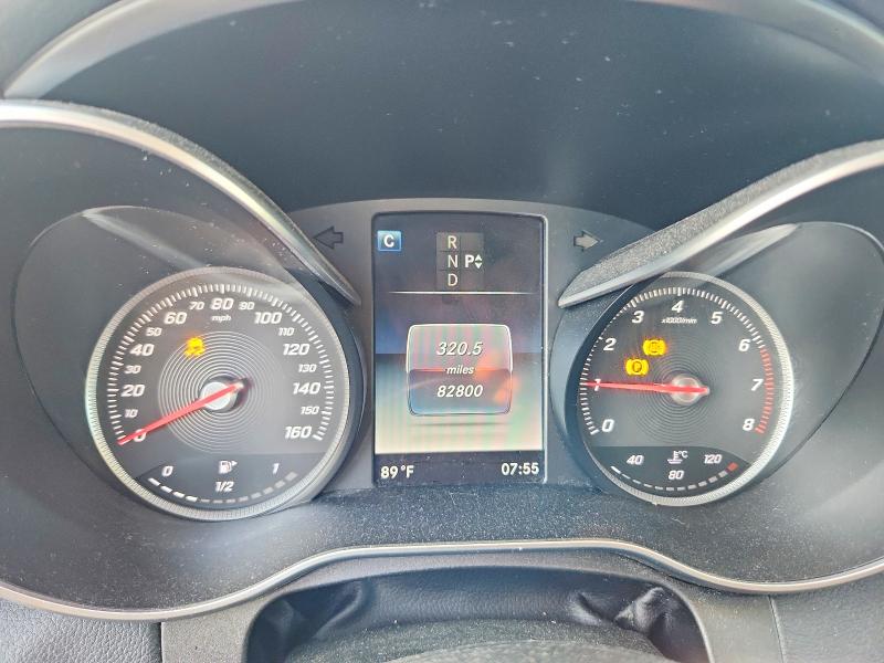 2016 Mercedes-benz C-klasse VIN WDDWF4JB3GR152415 COPART salvage auction — FRONT END, Tx - Salvage Vehicle Title, sold $3,750 on 2026-08-13 (photo 9)