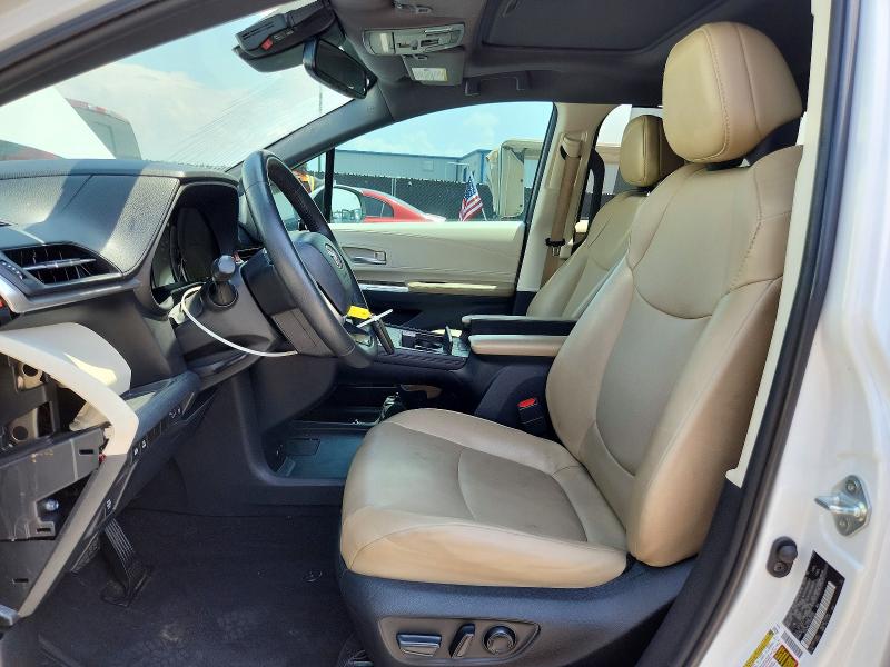 2022 Toyota Sienna VIN 5TDJRKEC5NS091585 COPART salvage auction — FRONT END, IN - CERT OF TITLE-SALVAGE TITLE, sold $21,200 on 2026-08-27 (photo 7)