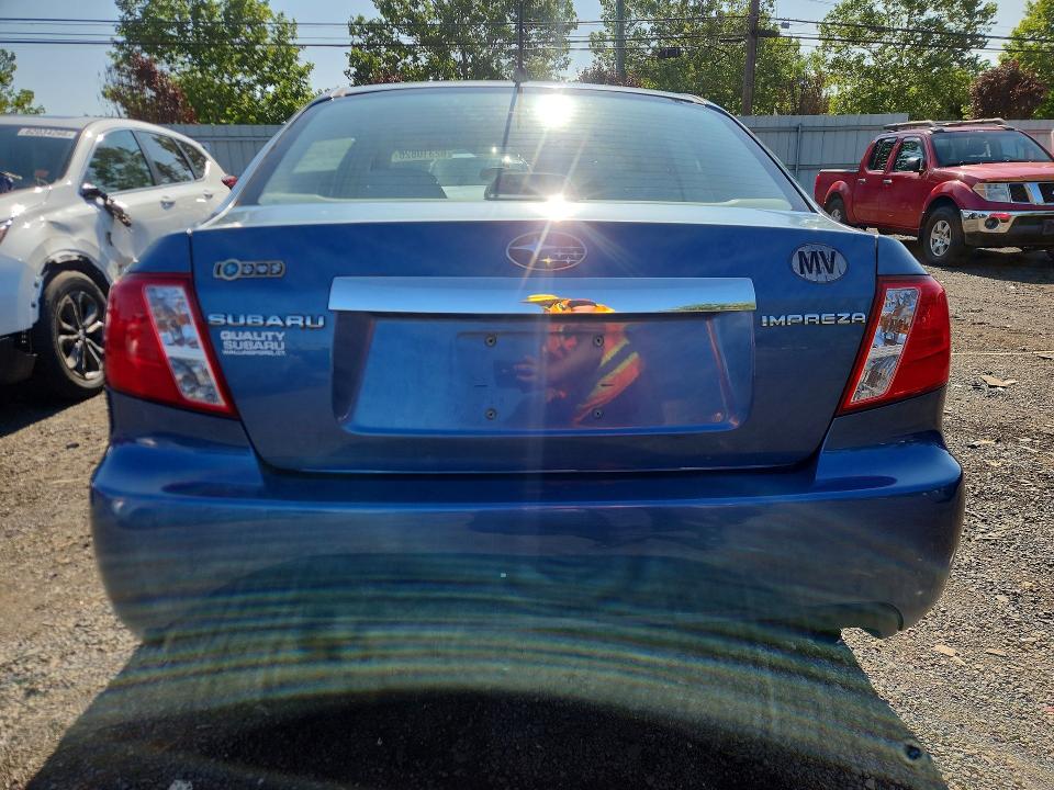2008 Subaru Impreza VIN JF1GE616X8H506038 COPART salvage auction — SIDE, CT - CERT OF TITLE-SALVAGE, sold $550 on 2026-07-31 (photo 6)