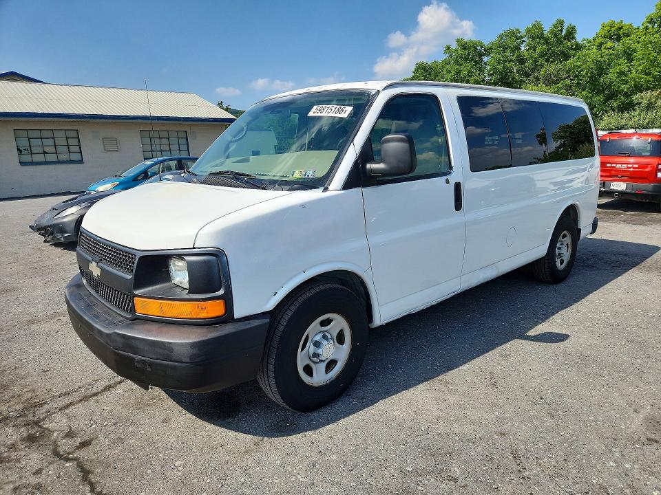 2007 Chevrolet Express 1500 VIN 1GNFH15Z571213439 — COPART salvage auction photo