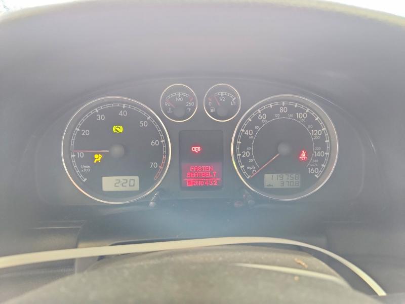 2002 Volkswagen Passat VIN WVWPD63BX2P349129 COPART salvage auction — FRONT END, PA - CERTIFICATE OF SALVAGE, sold $175 on 2026-07-23 (photo 9)