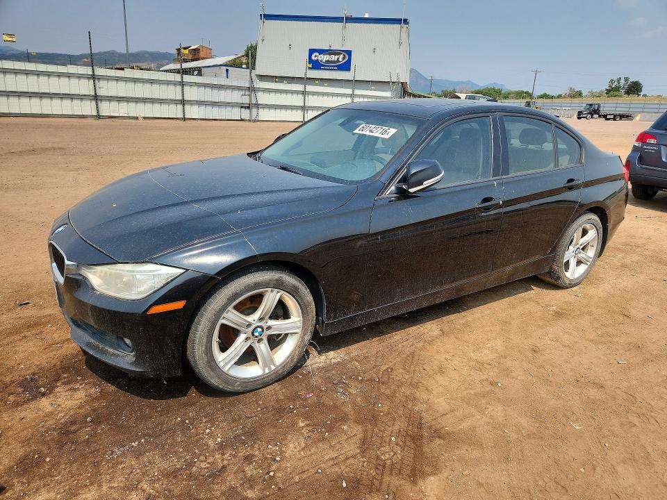 2014 BMW 3 series VIN WBA3B3C53EJ978281 COPART salvage auction — MINOR DENT/SCRATCHES, CO - DIS/DLR/EXP ONLY CLEAN TITLE, sold $775 on 2026-07-20 (photo 1)