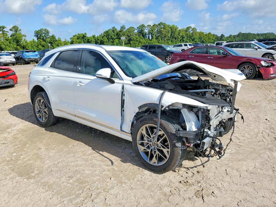 2025 Genesis Gv70 VIN KMUMADTB4SU181793 COPART salvage auction — FRONT END, TX - SALVAGE VEHICLE TITLE (P), sold $8,000 on 2026-07-31 (photo 4)