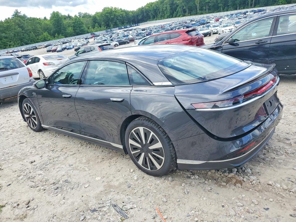 2023 Lucid Air VIN 50EA1PFA0PA009016 COPART salvage auction — REAR END, Ma - Cert Of Title-Salvage, sold $11,100 on 2026-08-12 (photo 2)