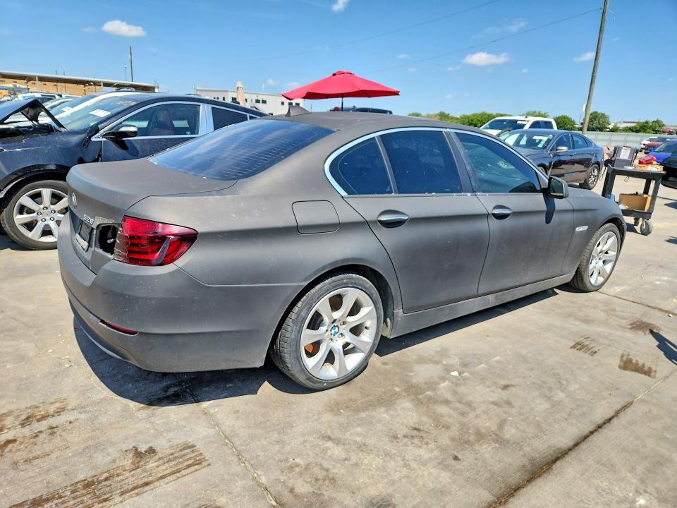 2011 BMW 5 series VIN WBAFR1C53BC741352 COPART salvage auction — NORMAL WEAR, TX - CERTIFICATE OF TITLE, sold $550 on 2026-07-30 (photo 3)