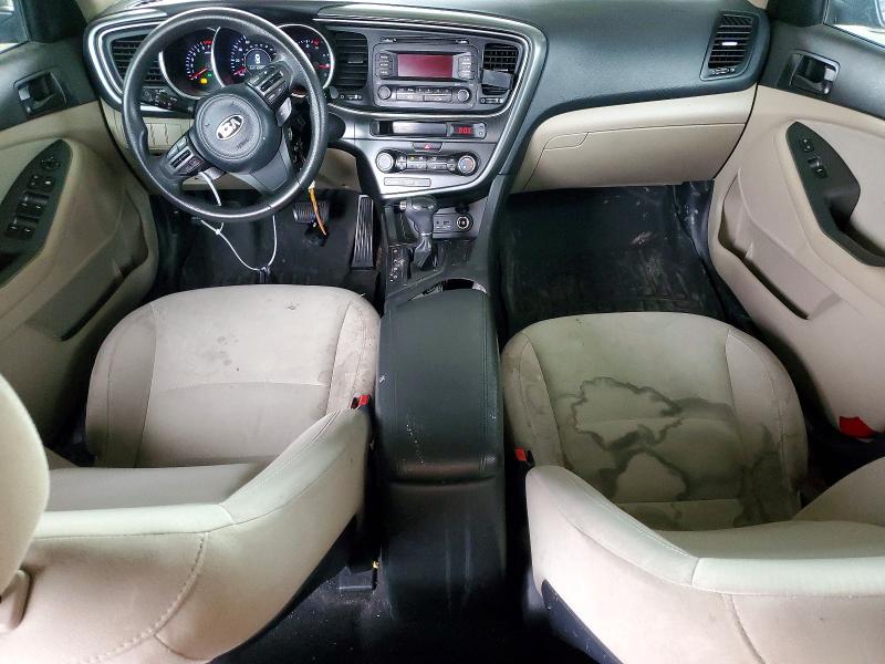 2014 Kia VIN 5XXGM4A72EG280032 COPART salvage auction — VANDALISM, Ca - Salvage Certificate, sold $575 on 2026-07-14 (photo 8)