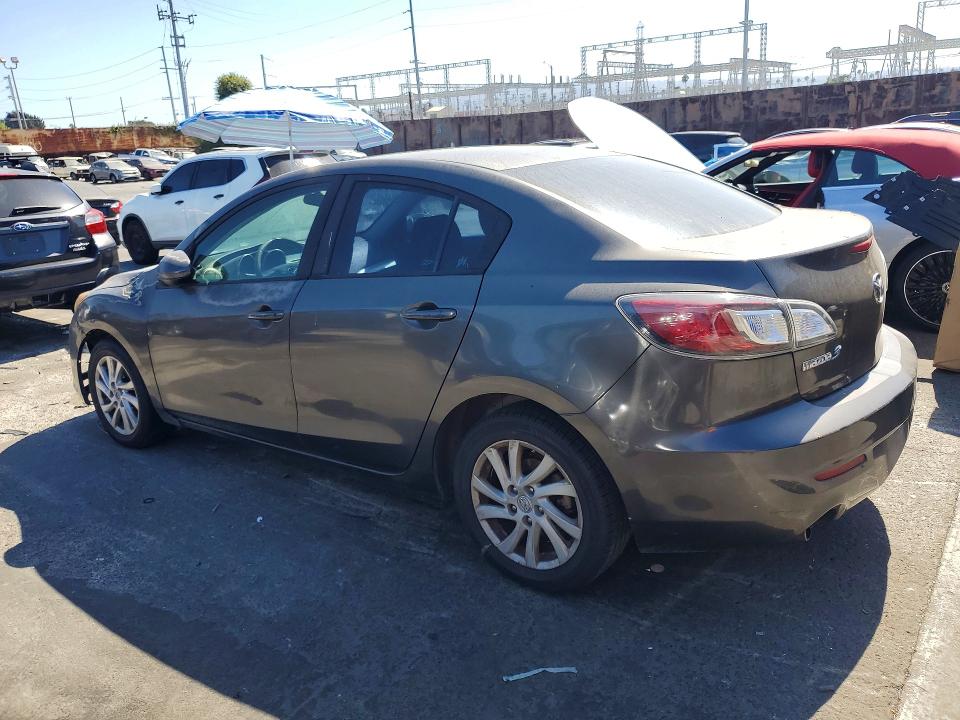 2012 Mazda 3 VIN JM1BL1V83C1607528 COPART salvage auction — MINOR DENT/SCRATCHES, Ca - Dis/Dlr/Exp App For Dup Salvag, sold $425 on 2026-07-24 (photo 2)