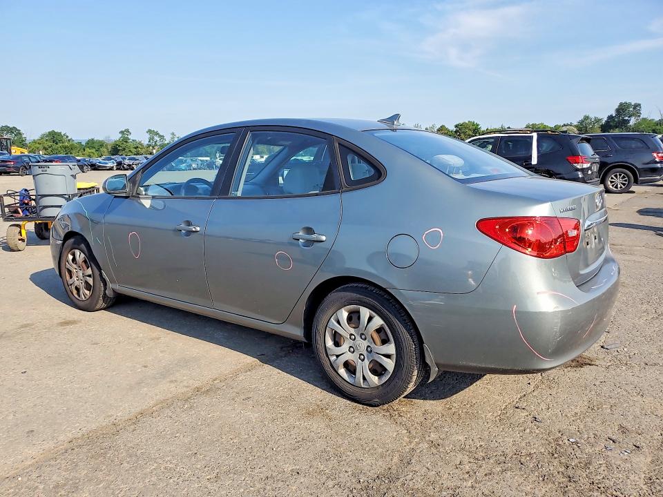 2010 Hyundai Elantra VIN KMHDU4AD7AU952885 COPART salvage auction — FRONT END, Pa - Certificate Of Salvage, sold $400 on 2026-07-24 (photo 2)