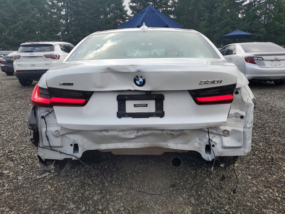 2019 BMW 3er VIN WBA5R7C56KAJ78811 COPART salvage auction — REAR END, WA - BILL OF SALE, sold $10,100 on 2026-07-31 (photo 6)