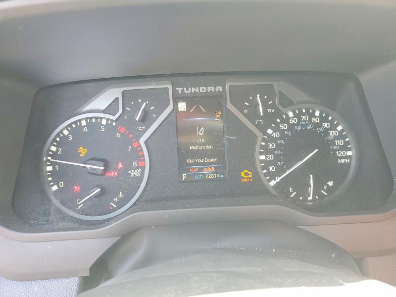 2025 Toyota Tundra VIN 5TFLA5DB2SX315489 COPART salvage auction — FRONT END, Salvage Title, sold $23,000 on 2026-09-23 (photo 9)