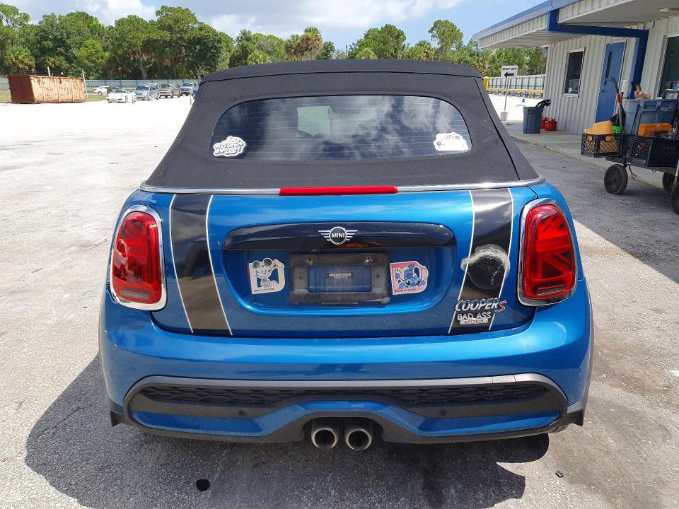 2022 Mini Cooper VIN WMW43DL01N3N81362 COPART salvage auction — FRONT END, Fl - Cert Of Title Slvg Rebuildable, sold $5,300 on 2026-08-12 (photo 6)