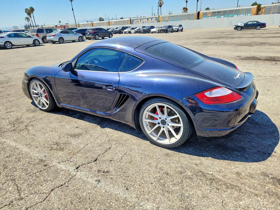 2007 Porsche Cayman VIN WP0AB29887U780979 COPART salvage auction — MINOR DENT/SCRATCHES, CA - DIS/DLR/EXP ONLY CLEAN TITLE, sold $1,600 on 2026-07-24 (photo 2)