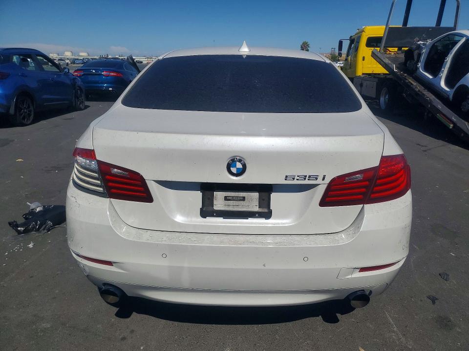 2016 BMW 5er VIN WBA5B1C52GG131765 COPART salvage auction — FRONT END, Ca - Salvage Certificate, sold $1,600 on 2026-07-22 (photo 6)