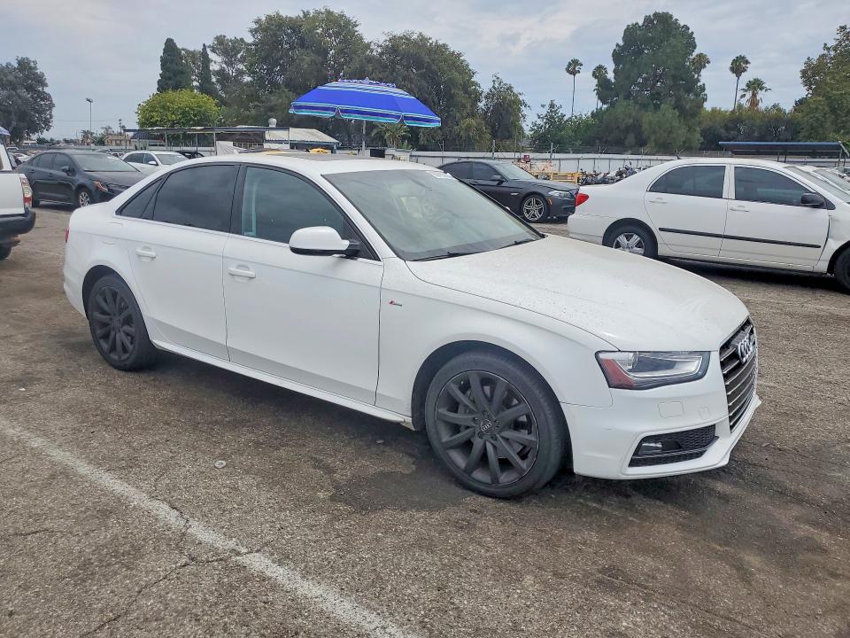 2014 Audi A4 VIN WAUAFAFL0EN009959 COPART salvage auction — MECHANICAL, Ca - Dis/Dlr/Exp Only Clean Title, sold $0 on 2026-09-15 (photo 4)