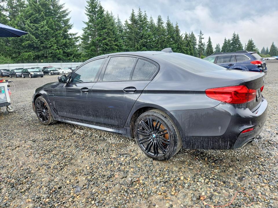 2020 BMW 5er VIN WBAJA9C00LCD06815 COPART salvage auction — MECHANICAL, Tx - Certificate Of Title, sold $3,250 on 2026-07-28 (photo 2)