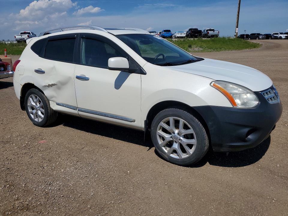 2012 Nissan Rogue sport VIN JN8AS5MV1CW378352 COPART salvage auction — REAR END, AB - BOS - SALVAGE, sold $225 on 2026-07-14 (photo 4)