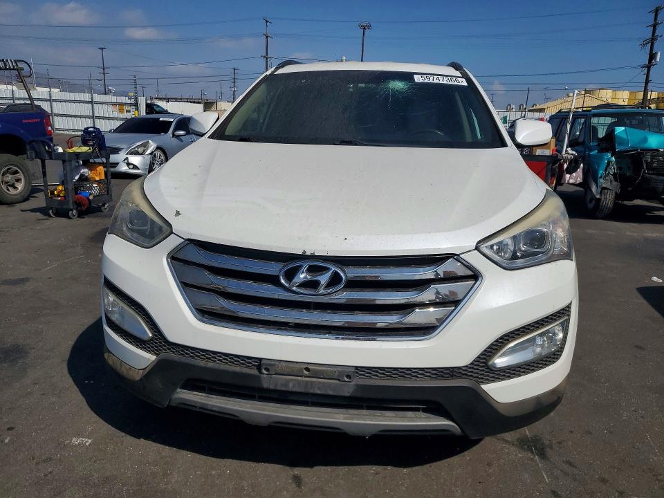2014 Hyundai Santa fe VIN 5XYZU3LB0EG173805 COPART salvage auction — VANDALISM, Ca - Salvage Certificate, sold $1,850 on 2026-07-13 (photo 5)