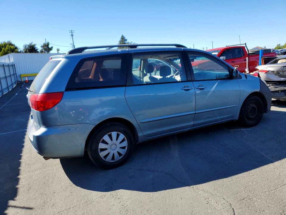 2008 Toyota Sienna VIN 5TDZK23C18S205743 COPART salvage auction — SIDE, Ca - Salvage Certificate, sold $775 on 2026-07-17 (photo 3)